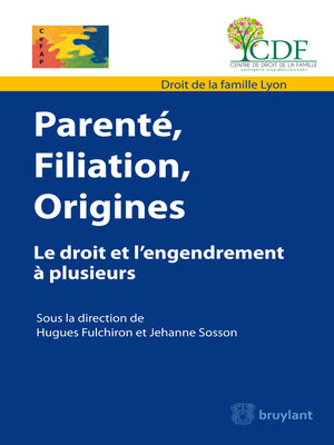 cover image of Parenté, filiation, origine